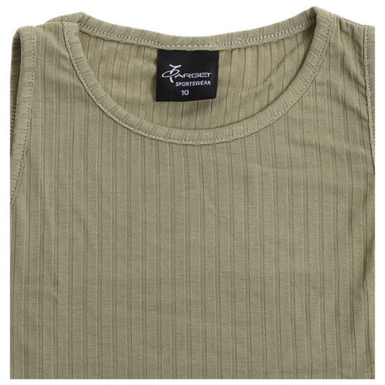 Target Παιδική αμάνικη μπλούζα Crop Tank Rib Viscose Top ''Rib Viscose''